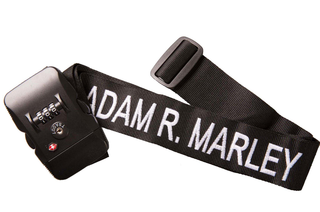 Embroidered TSA Approved Luggage Strap
