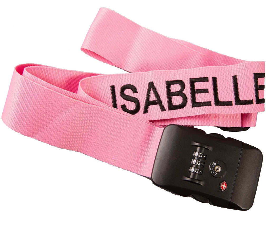 Embroidered TSA Approved Luggage Strap