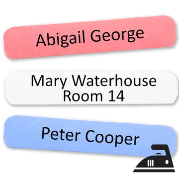 Printed Iron-on Name Labels