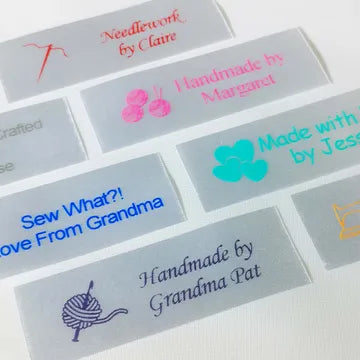 Personalized Satin Sewing Labels
