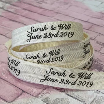 Personalized Cotton Ribbon
