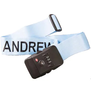 Embroidered TSA Approved Luggage Strap