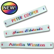 72 or 144 Name Labels 36 Woven Sew-in School Name Tags Name Labels 