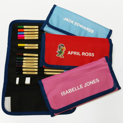 Personalized Coloring Pencils & Case