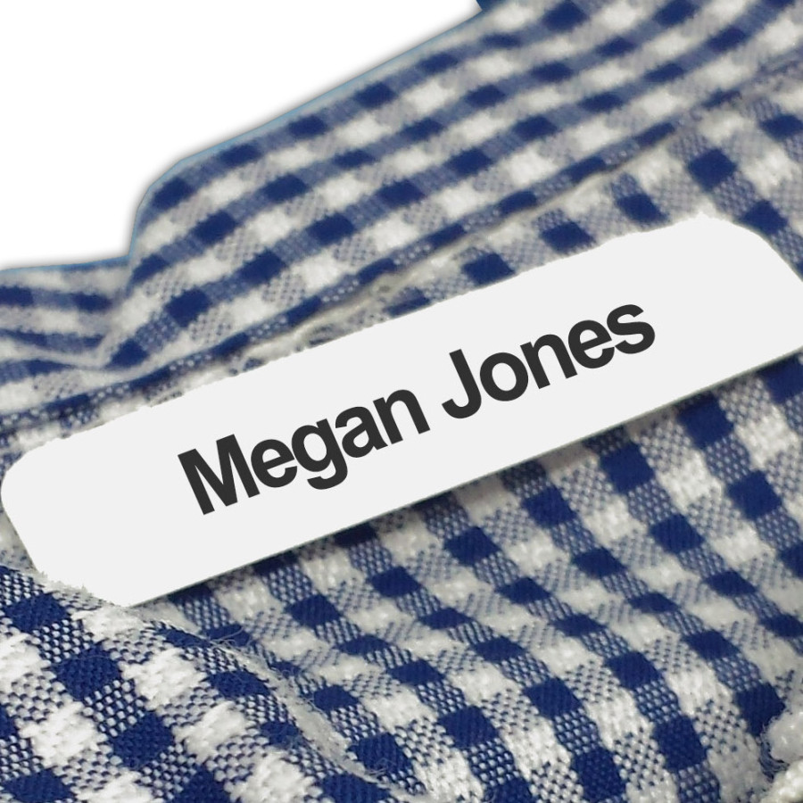 Iron on Personalised Waterproof Name Clothing School Label Tags Tapes 