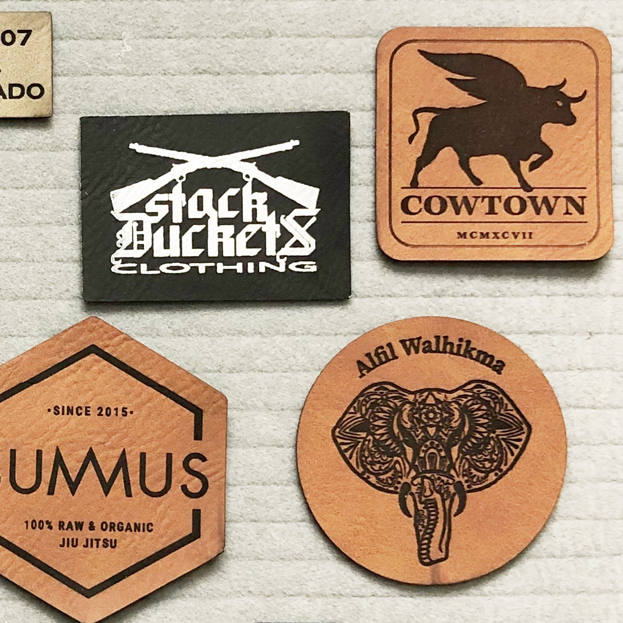 Faux Leather Patches