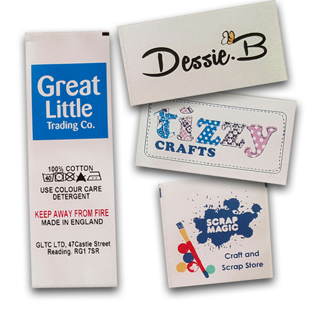 Custom Printed Satin Labels